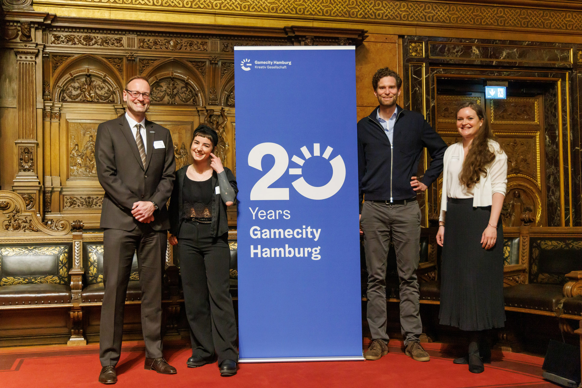 The panel (left to right): Michael Schade, Valentina Birke Margarete Schneider & Tobias Kringe / Photo by Marcelo Hernandez